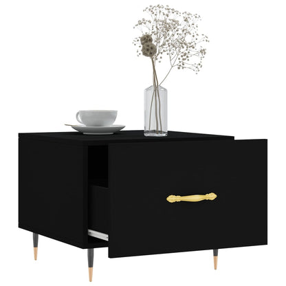 Salongbord Sofabord Svart 2 stk 50x50x40 cm