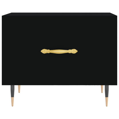 Salongbord Sofabord Svart 2 stk 50x50x40 cm