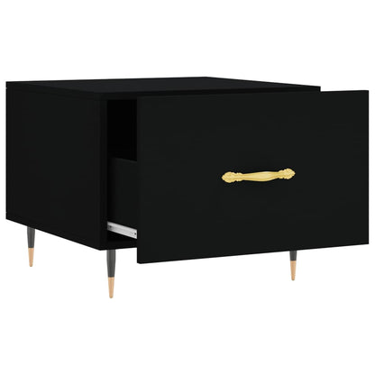 Salongbord Sofabord Svart 2 stk 50x50x40 cm