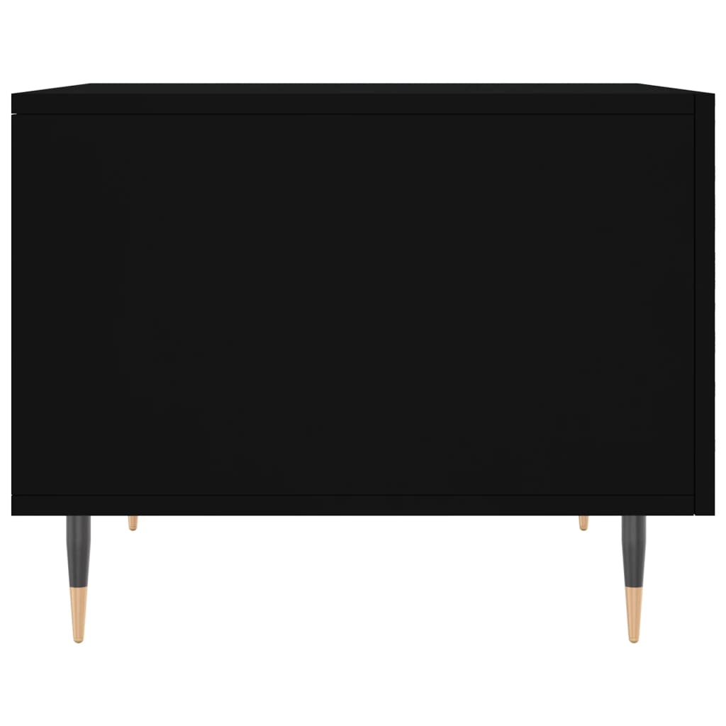 Salongbord Sofabord Svart 2 stk 50x50x40 cm