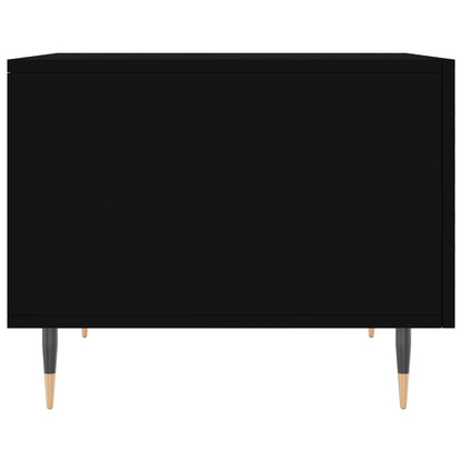 Salongbord Sofabord Svart 2 stk 50x50x40 cm