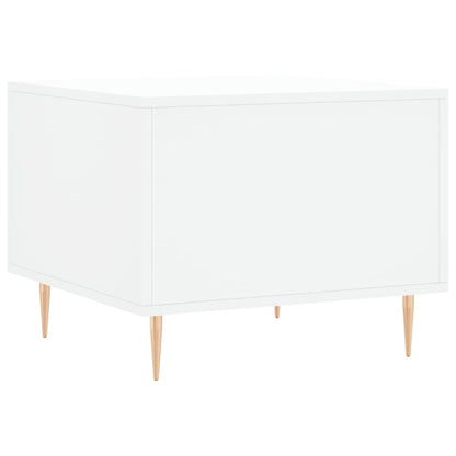 Sidebord Hvit 2 stk 50x50x40 cm