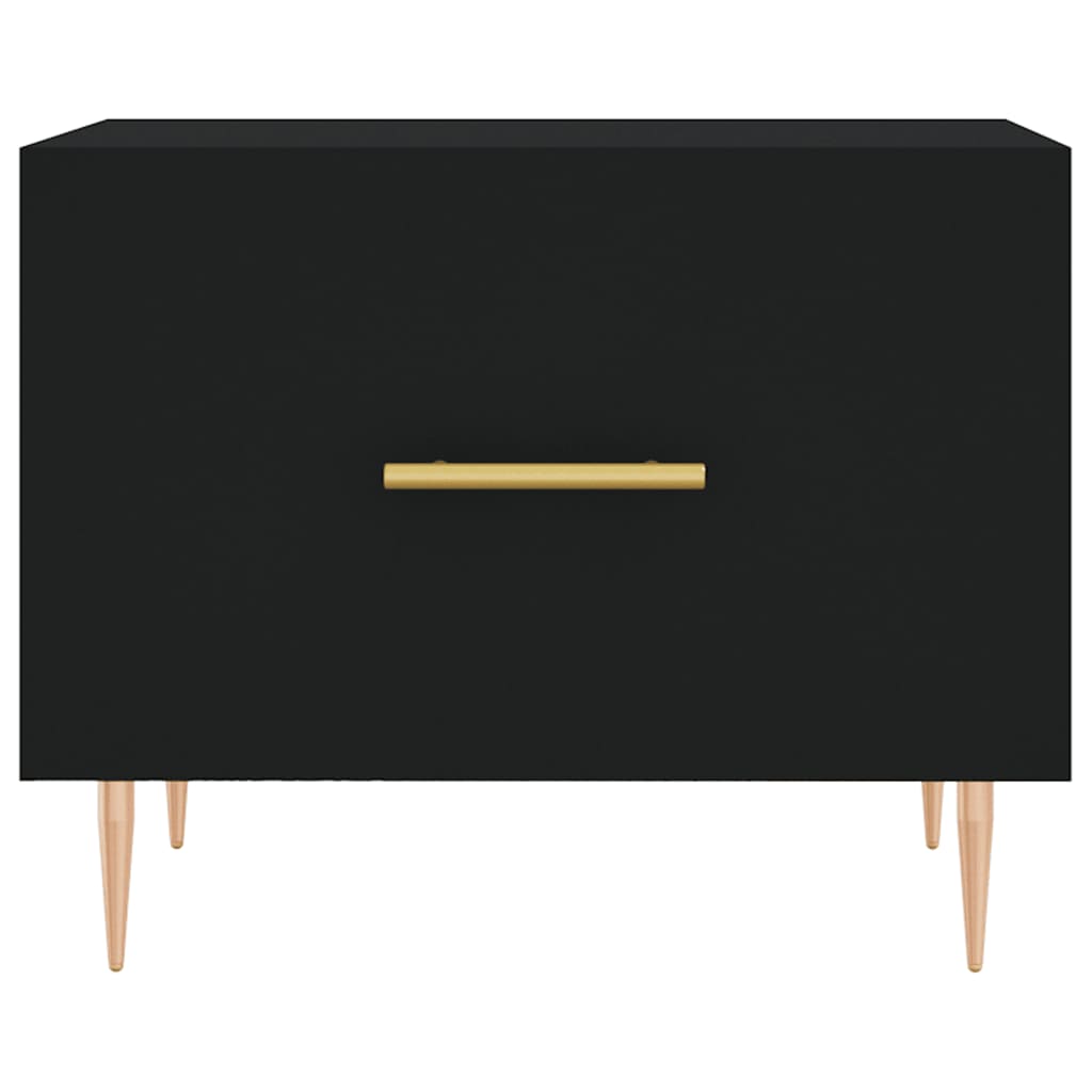 Salongbord Sofabord Svart 2 stk 50x50x40 cm