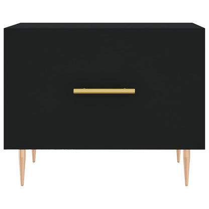 Salongbord Sofabord Svart 2 stk 50x50x40 cm