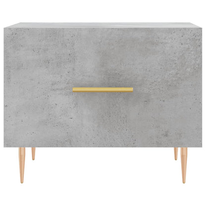 Salongbord Sofabord Betonggrå 2 stk 50x50x40 cm