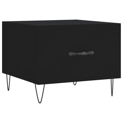 Salongbord Sofabord Svart 2 stk 50x50x40 cm