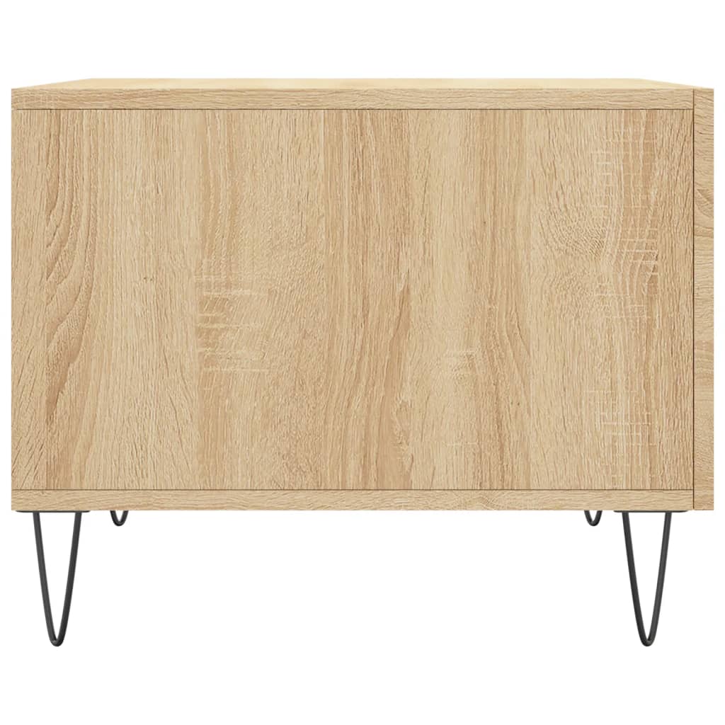 Salongbord Sofabord Sonoma Eik 2 stk 50x50x40 cm