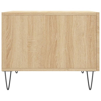 Salongbord Sofabord Sonoma Eik 2 stk 50x50x40 cm