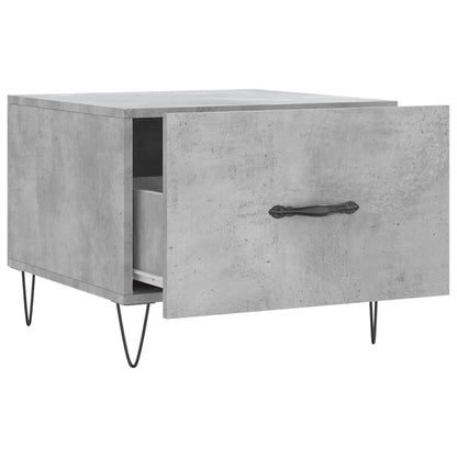 Salongbord Sofabord Betonggrå 2 stk 50x50x40 cm