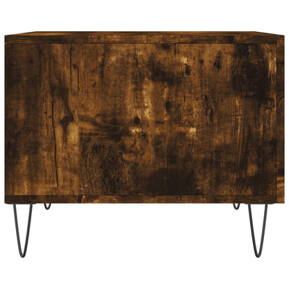 Salongbord Sofabord Røkt Eik 2 stk 50x50x40 cm