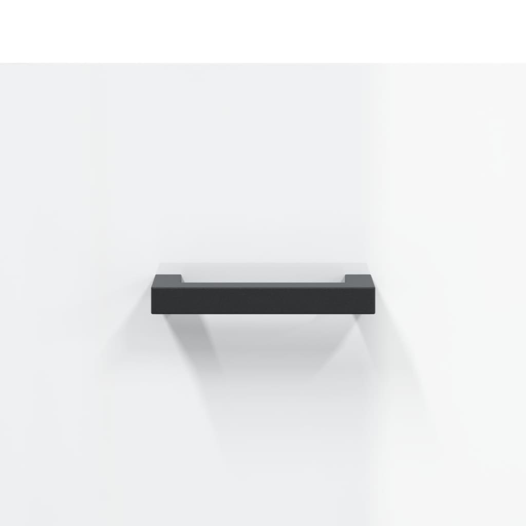 Sidebord Høyglans Hvit 2 stk Høyglans Hvit 50x50x40 cm