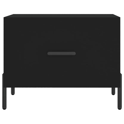 Salongbord Sofabord Svart 2 stk 50x50x40 cm