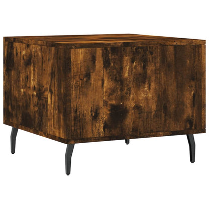 Salongbord Sofabord Røkt Eik 2 stk 50x50x40 cm