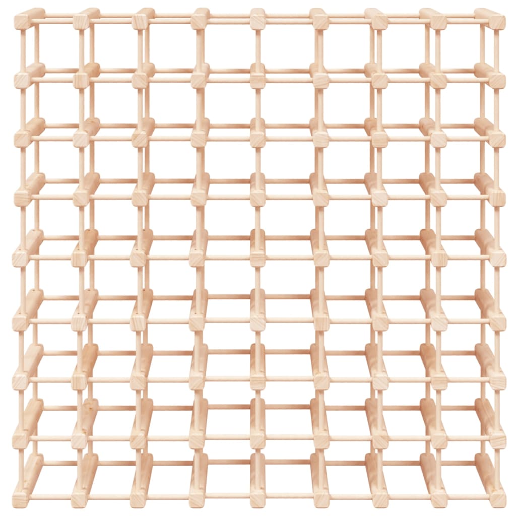 Vinstativ for 72 flasker 90,5x23x90,5 cm heltre furu