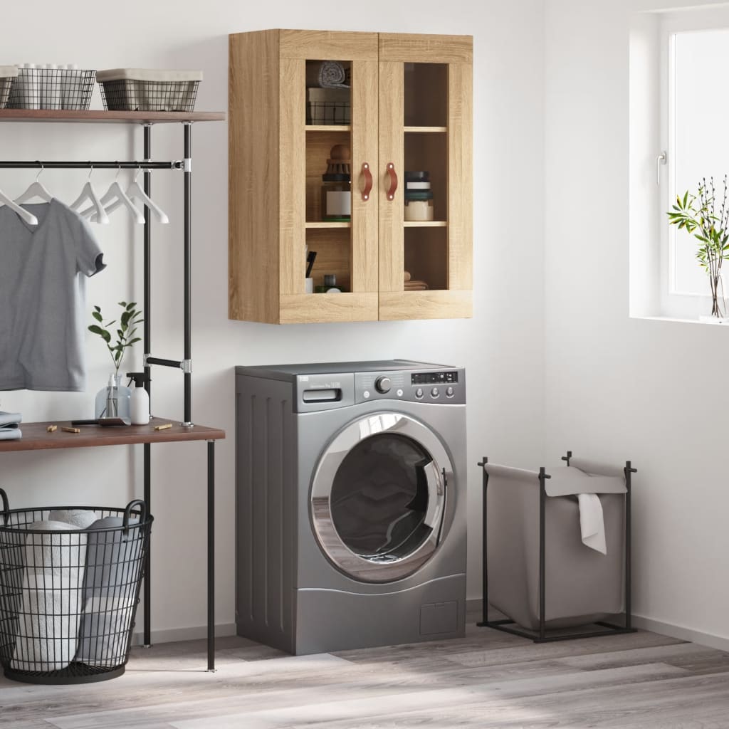 Veggskap Sonoma Eik 69,5x34x90 cm