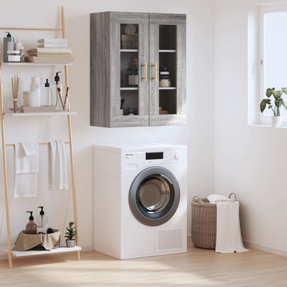 Veggskap Sonoma Grå 69,5x34x90 cm