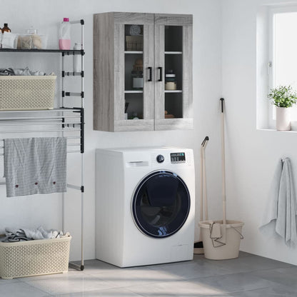 Veggskap Sonoma Grå 69,5x34x90 cm