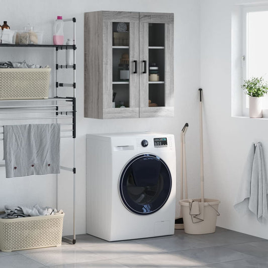 Veggskap Sonoma Grå 69,5x34x90 cm