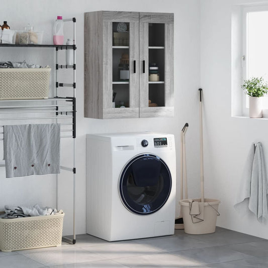 Veggskap Sonoma Grå 69,5x34x90 cm