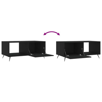 Salongbord Sofabord Svart 90x50x40 cm