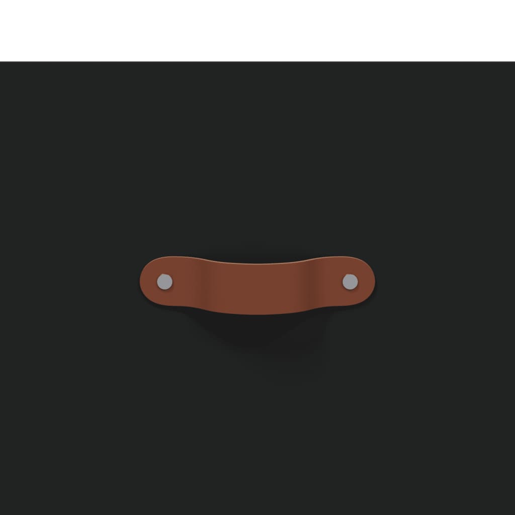 Salongbord Sofabord Svart 90x50x40 cm