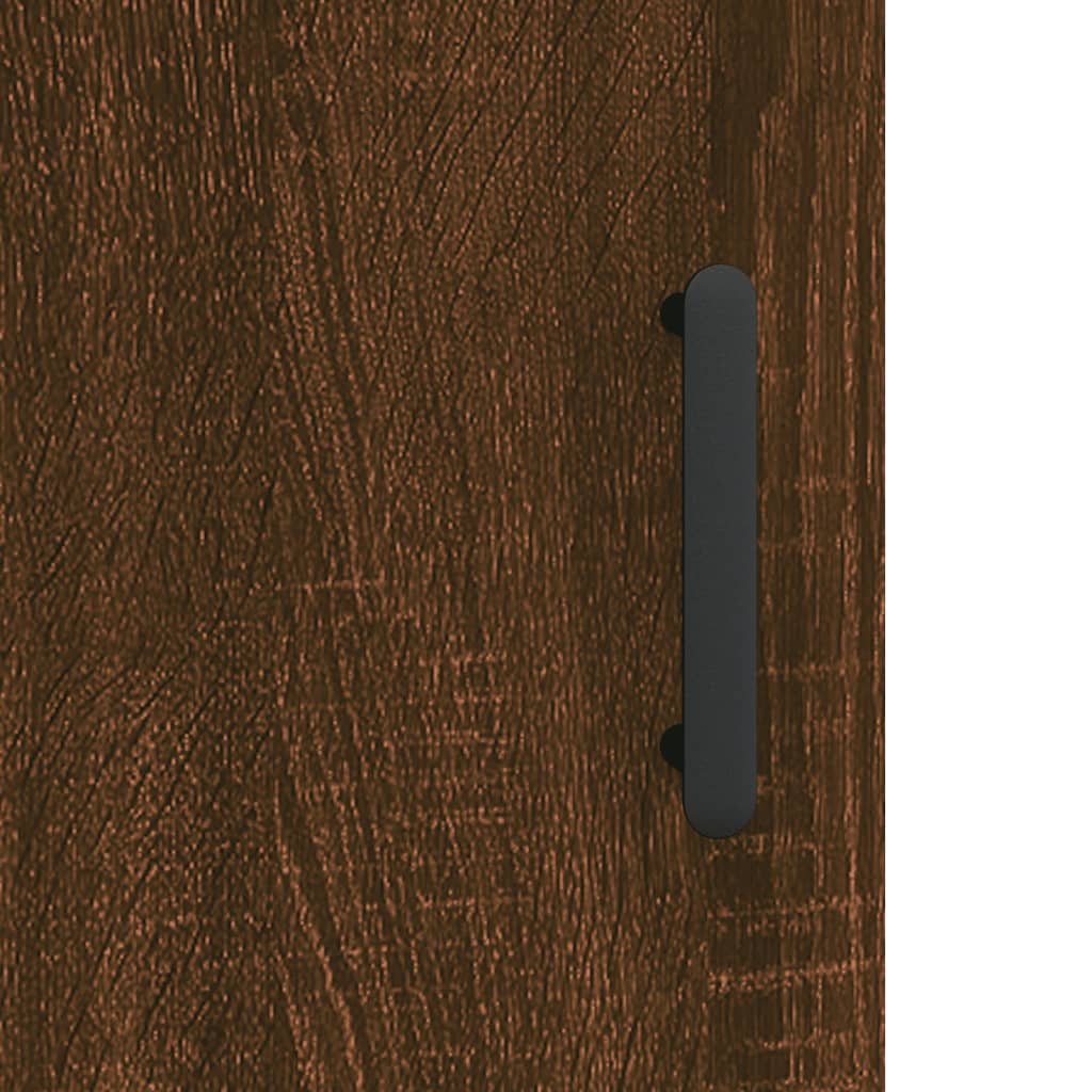 Veggskap 2 stk brun eik konstruert tre