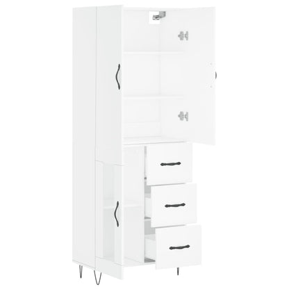 Skap Hvit 69,5x34x180 cm