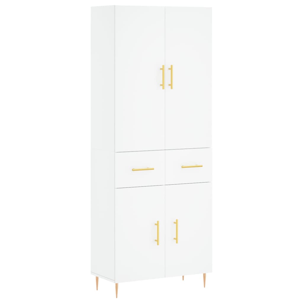 Skap Hvit 69,5x34x180 cm