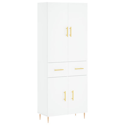 Skap Hvit 69,5x34x180 cm