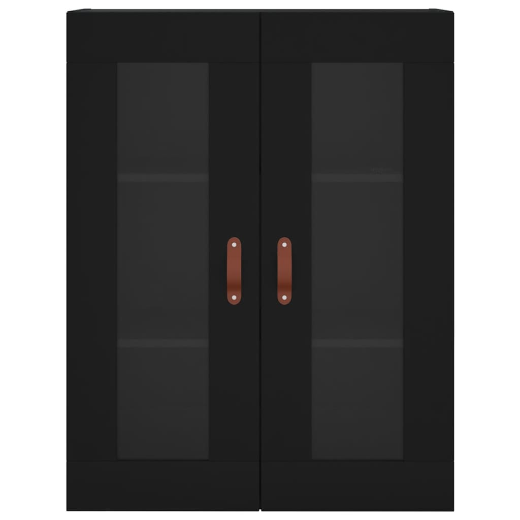 Skap Svart 69,5x34x180 cm