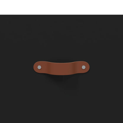 Skap Svart 69,5x34x180 cm