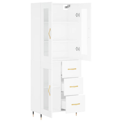 Skap Hvit 69,5x34x180 cm