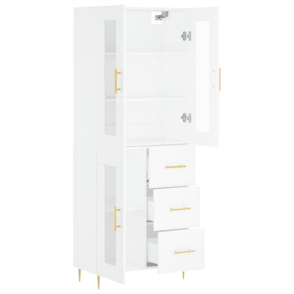 Skap Hvit 69,5x34x180 cm