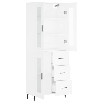 Skap Hvit 69,5x34x180 cm