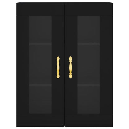 Skap Svart 69,5x34x180 cm