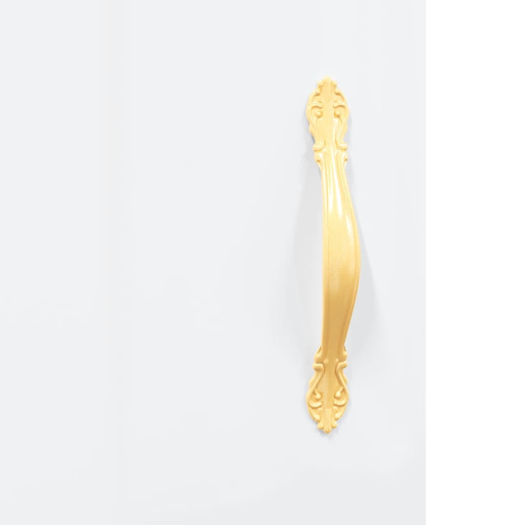 Skap Høyglans Hvit 34,5x34x180 cm