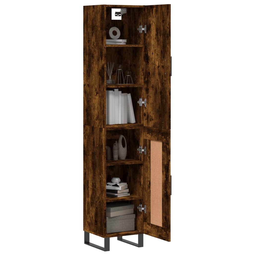 Skap Røkt Eik 34,5x34x180 cm