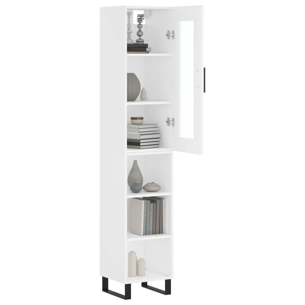 Skap Hvit 34,5x34x180 cm