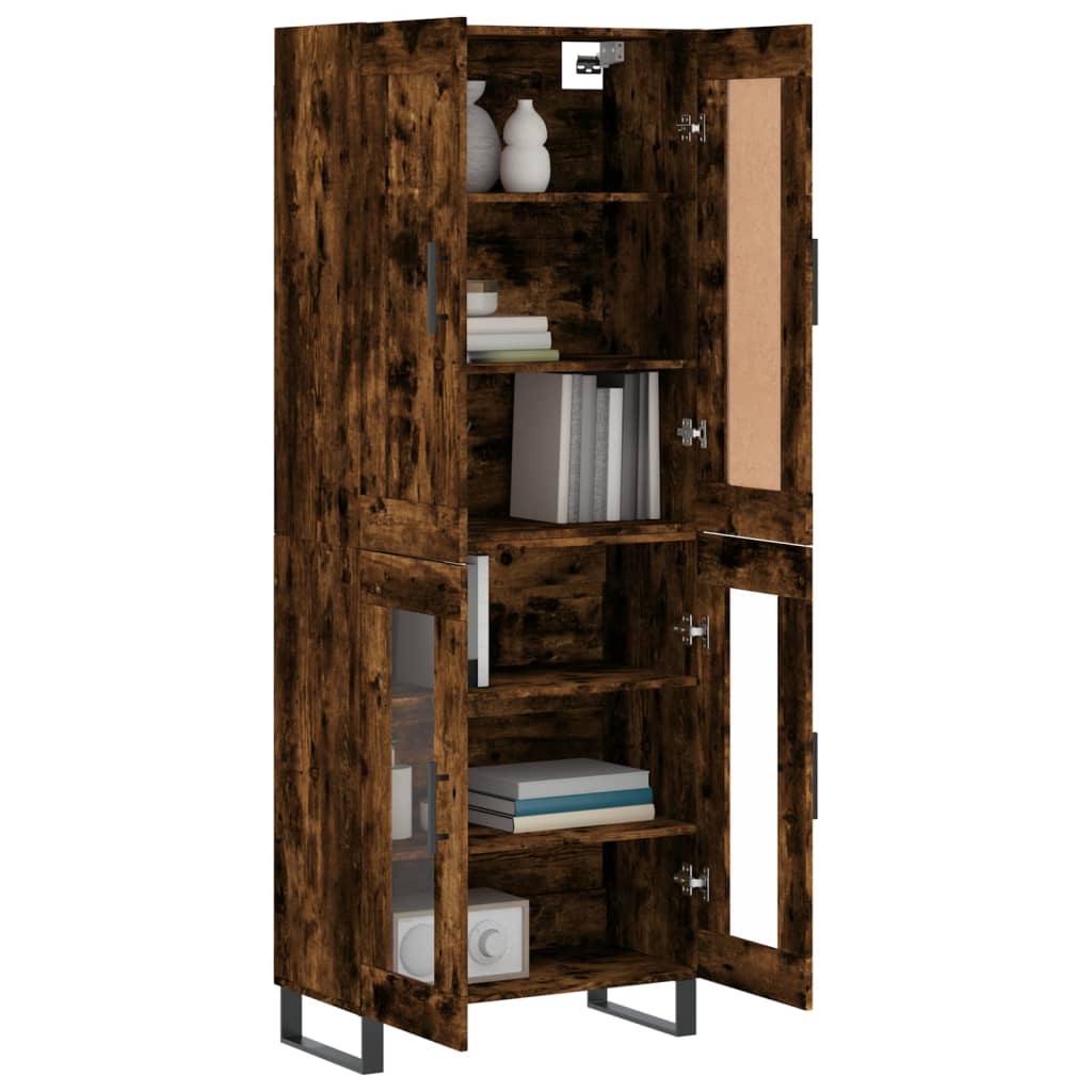 Skap Røkt Eik 69,5x34x180 cm