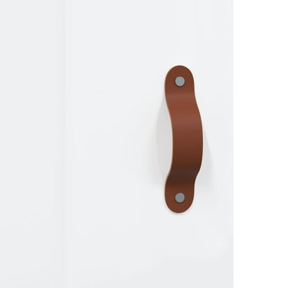 Skap Høyglans Hvit 34,5x34x180 cm