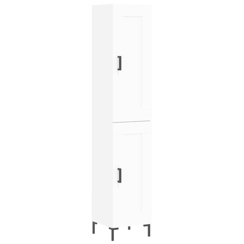 Skap Hvit 34,5x34x180 cm