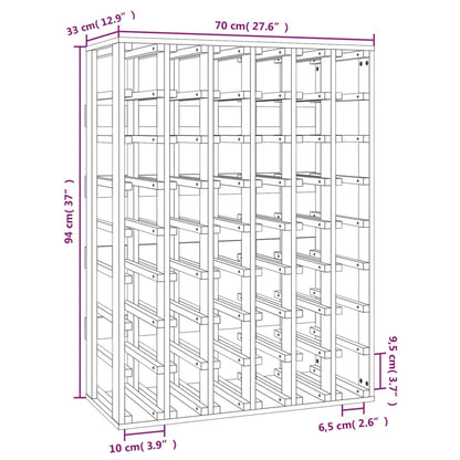 Vinstativ 70x33x94 cm heltre furu