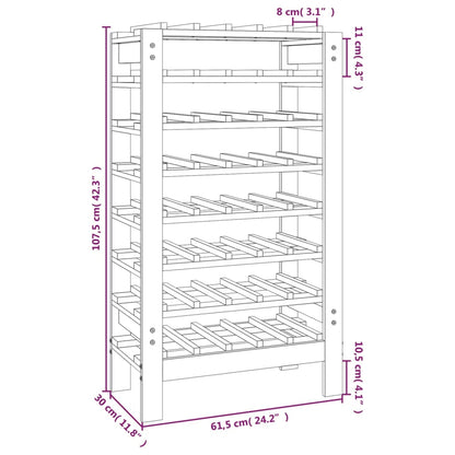 Vinstativ 61,5x30x107,5 cm heltre furu