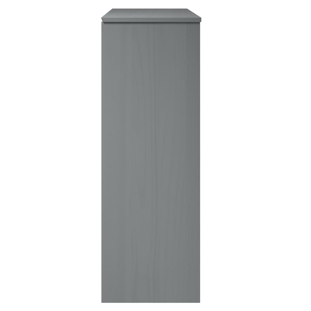 Skjenk Grå topp MOLDE Grå 90x35x100 cm heltre furu