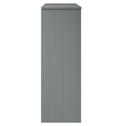 Skjenk Grå topp MOLDE Grå 90x35x100 cm heltre furu