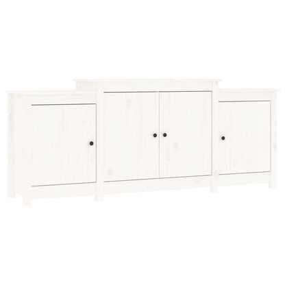 Skjenk Hvit 164x37x68 cm heltre furu