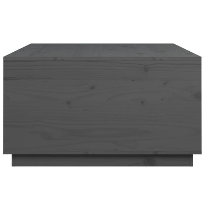 Salongbord Sofabord Grå 80x80x45 cm heltre furu