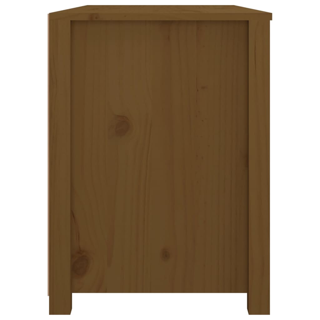 Kommode Honningbrun 100x40x54 cm heltre furu
