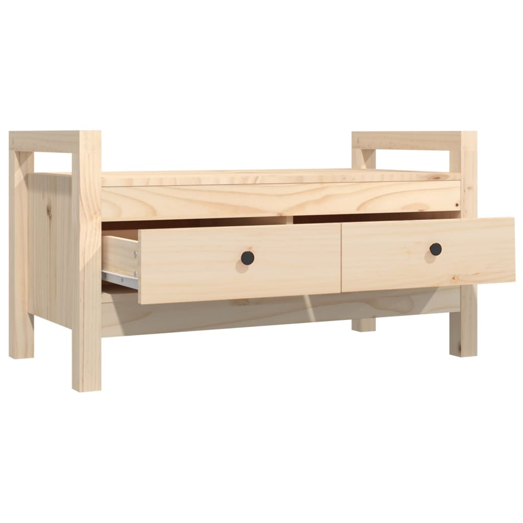 Hallbenk Gangbenk 80x40x43 cm heltre furu