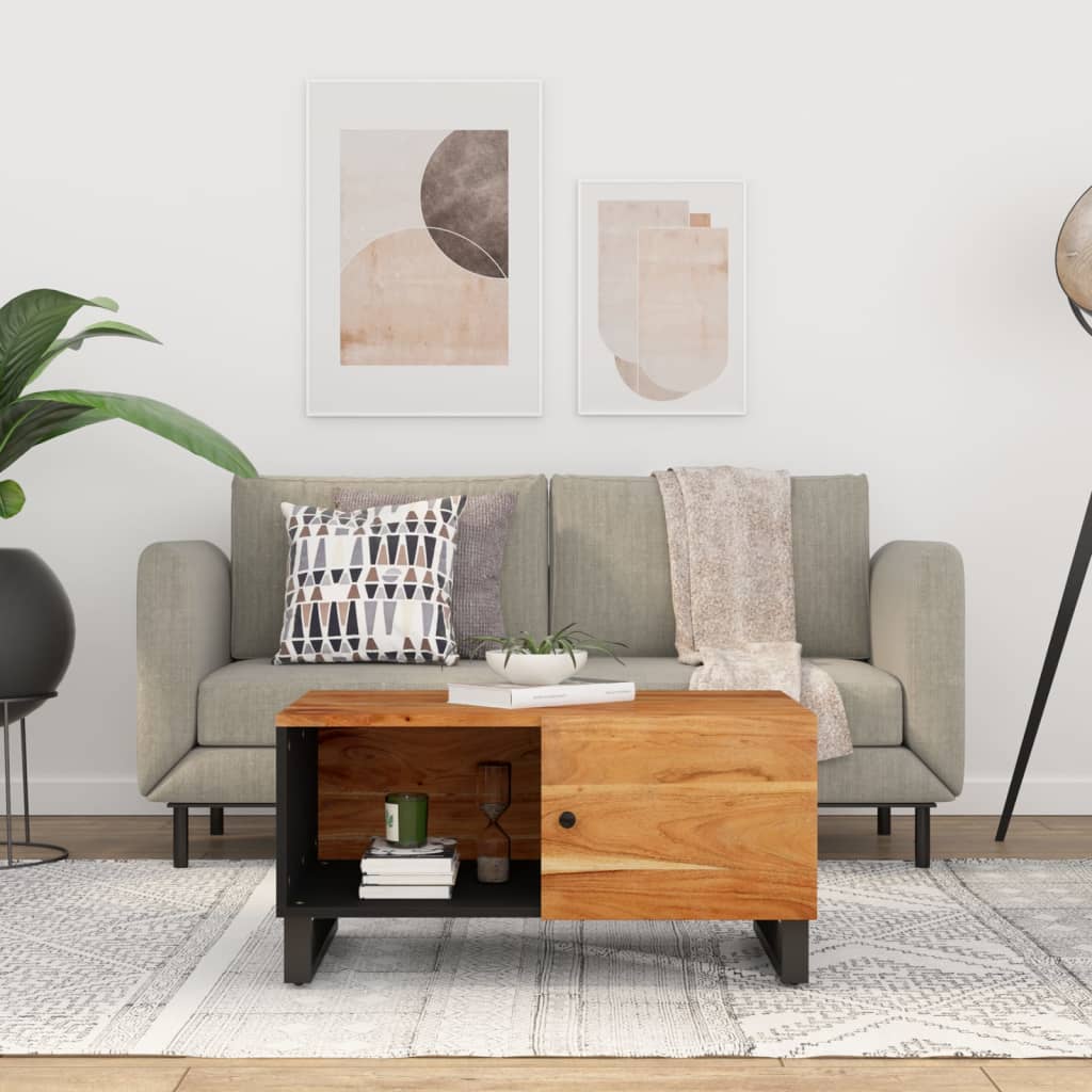 Salongbord Sofabord Tre 80x50x40 cm heltre akasie og